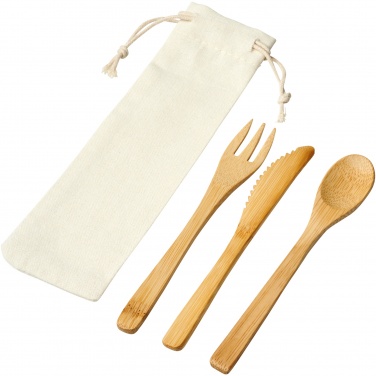 Logotrade advertising products photo of: Celuk bamboo cutlery set