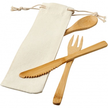 Logotrade corporate gift picture of: Celuk bamboo cutlery set