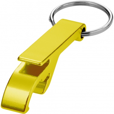Logo trade promotional product photo of: Tao bottle and can opener keychain