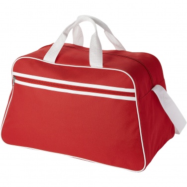 Logotrade promotional merchandise photo of: San Jose 2-stripe sports duffel bag 30L