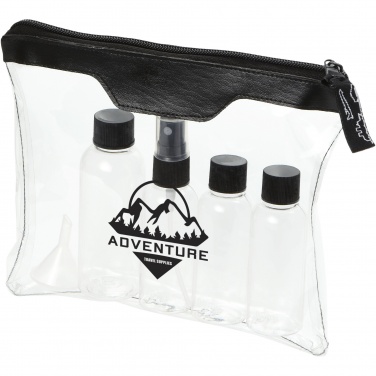Logo trade promotional products image of: Munich airline approved travel bottle set