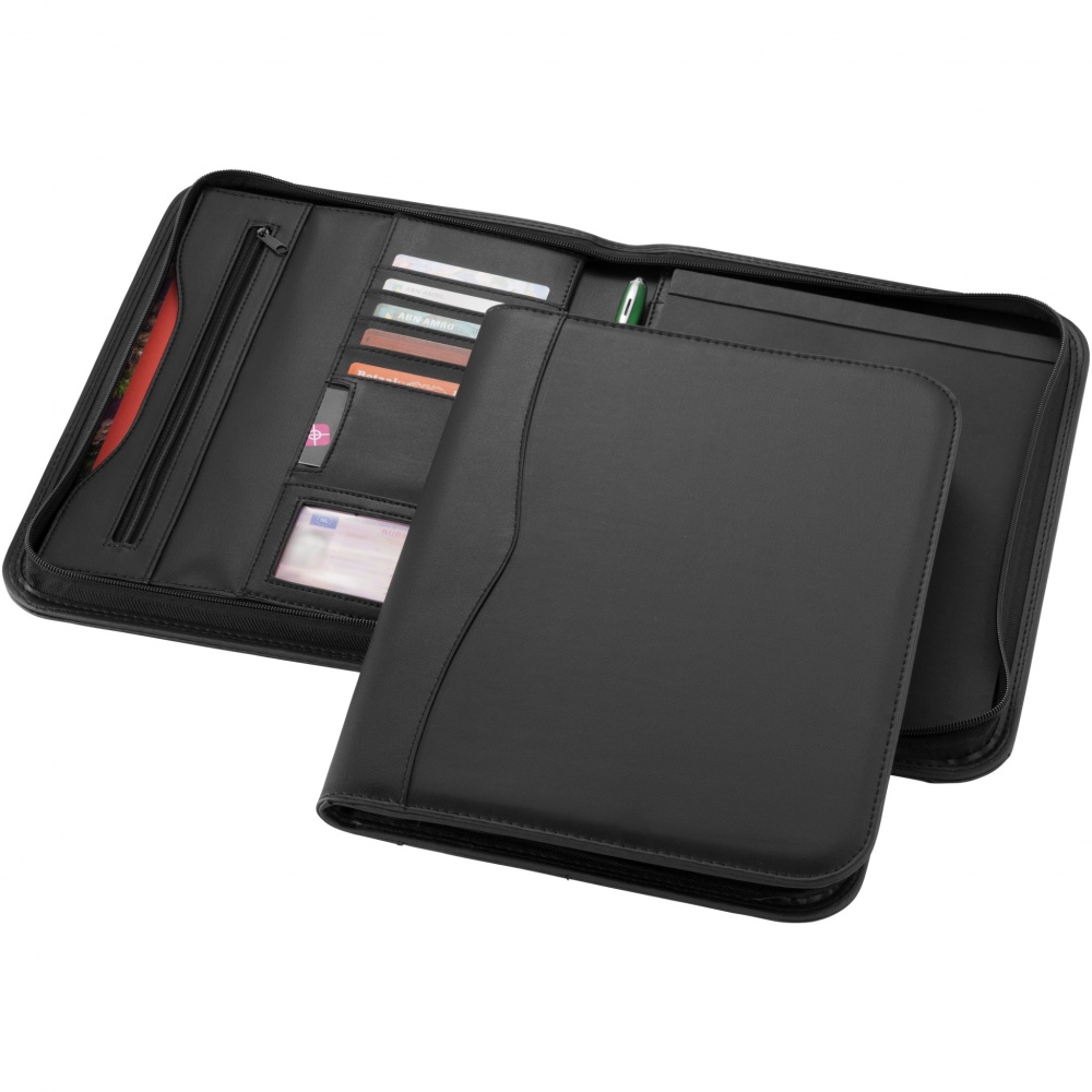 Logotrade corporate gift picture of: Ebony A4 zippered portfolio