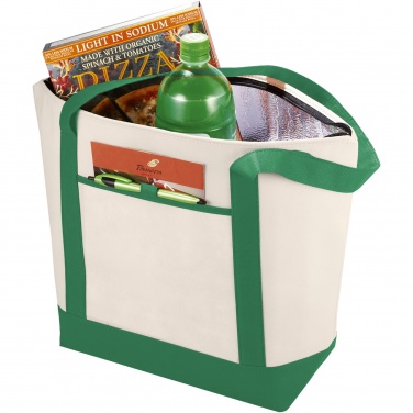 Logo trade promotional products image of: Lighthouse non-woven cooler tote 21L