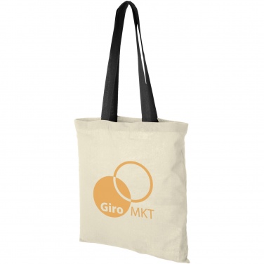 Logotrade promotional gifts photo of: Nevada 100 g/m² cotton tote bag coloured handles 7L