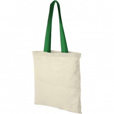 Logotrade promotional merchandise image of: Nevada 100 g/m² cotton tote bag coloured handles 7L