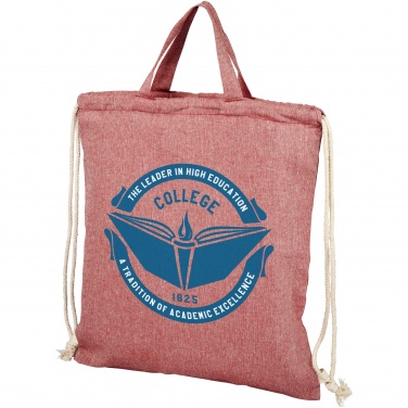 Logotrade promotional item image of: Pheebs 150 g/m² recycled drawstring bag 6L