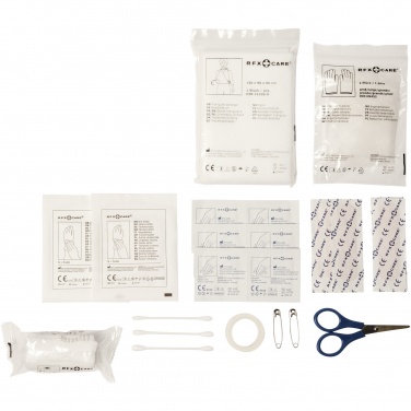 Logo trade corporate gifts image of: Alexander 30-piece first aid waterproof bag