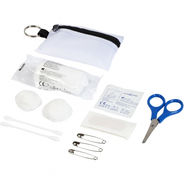 Logotrade promotional merchandise picture of: Valdemar 16-piece first aid keyring pouch