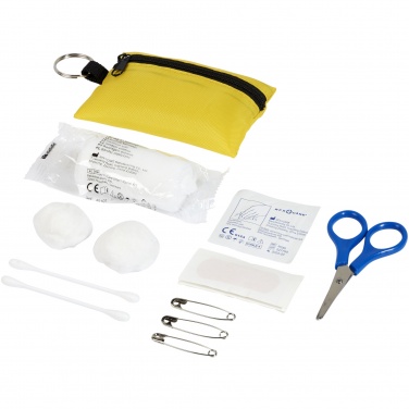 Logo trade promotional gifts picture of: Valdemar 16-piece first aid keyring pouch