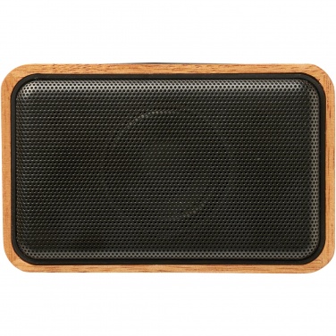 Logotrade business gifts photo of: Wooden 3W speaker with wireless charging pad