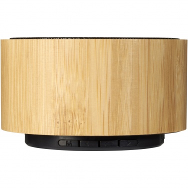 Logo trade promotional merchandise picture of: Cosmos bamboo Bluetooth® speaker