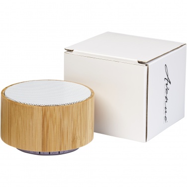 Logo trade promotional products picture of: Cosmos bamboo Bluetooth® speaker