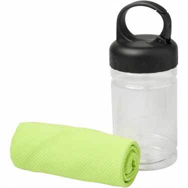 Logo trade promotional merchandise image of: Remy cooling towel in PET container