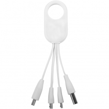 Logotrade promotional product picture of: Troup 4-in-1 charging cable with type-C tip