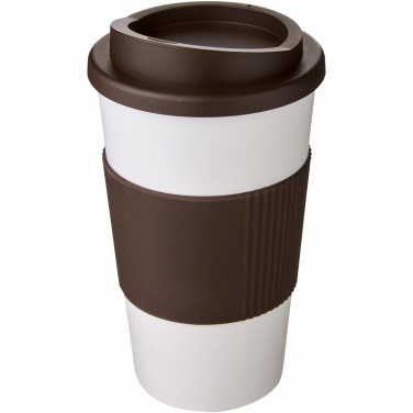 Logo trade promotional products picture of: Americano® 350 ml insulated tumbler with grip