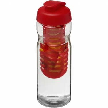 Logo trade promotional merchandise photo of: H2O Active® Base 650 ml flip lid sport bottle & infuser