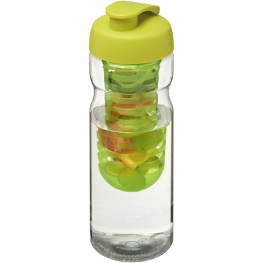 Logo trade promotional items picture of: H2O Active® Base 650 ml flip lid sport bottle & infuser