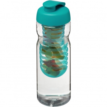 Logotrade promotional item image of: H2O Active® Base 650 ml flip lid sport bottle & infuser