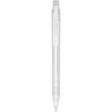 Logo trade promotional products image of: Calypso frosted ballpoint pen