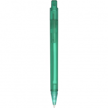 Logo trade promotional merchandise picture of: Calypso frosted ballpoint pen