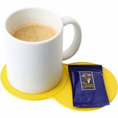 Logotrade promotional gift picture of: Sidekick plastic coaster