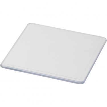 Logo trade advertising products image of: Renzo square plastic coaster