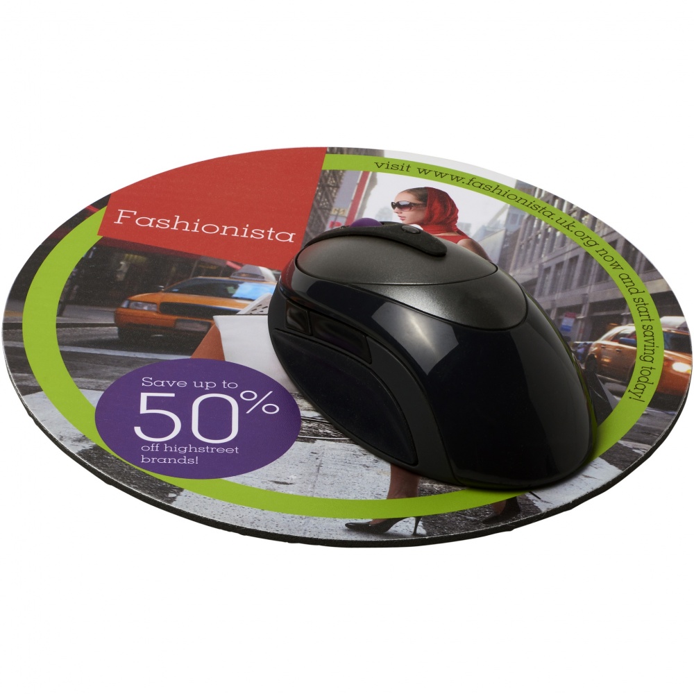 Logotrade promotional item image of: Q-Mat® round mouse mat
