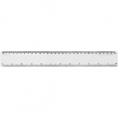 Logo trade business gift photo of: Renzo 30 cm plastic ruler