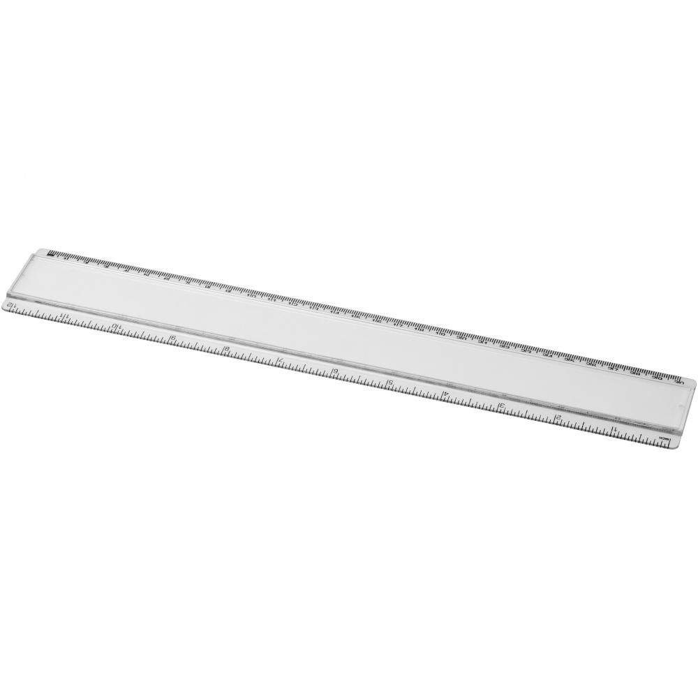 Logotrade promotional product image of: Ellison 30 cm plastic insert ruler