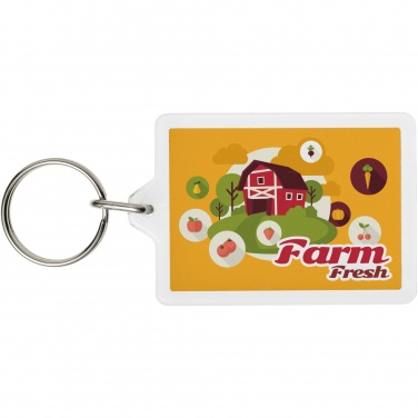 Logo trade promotional giveaways picture of: Vito C1 rectangular keychain