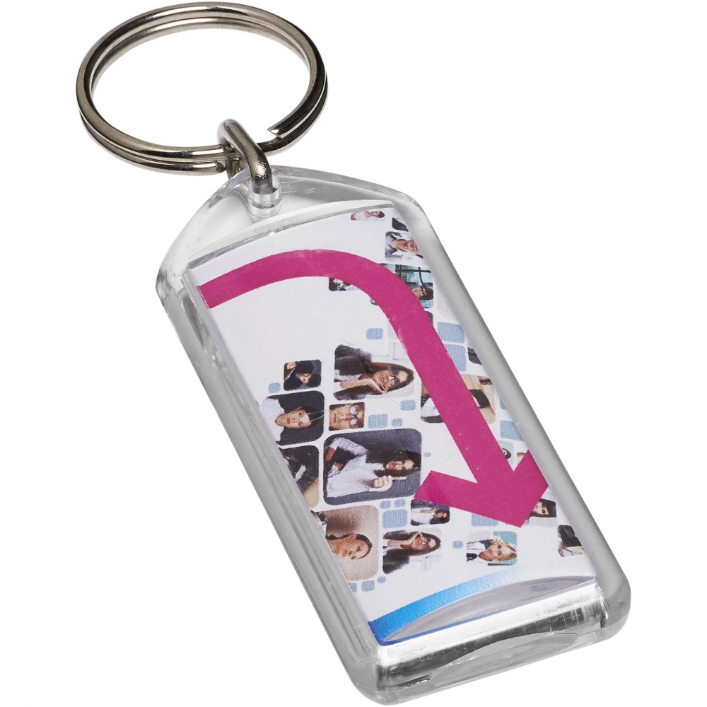 Logo trade corporate gifts image of: Stein F1 reopenable keychain