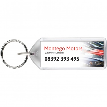 Logo trade business gifts image of: Stein F1 reopenable keychain