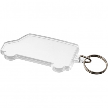Logo trade promotional giveaway photo of: Combo van-shaped keychain
