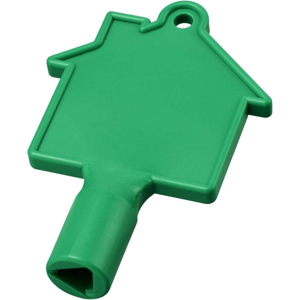 Logo trade promotional merchandise image of: Maximilian house-shaped utility key
