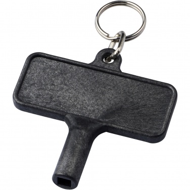 Logotrade corporate gift image of: Largo plastic radiator key with keychain