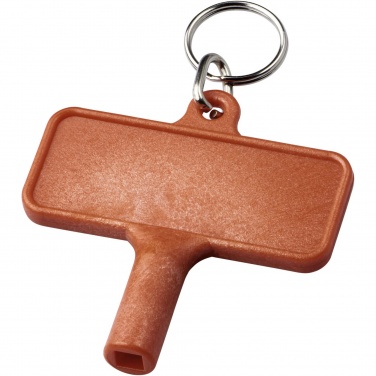 Logo trade advertising products picture of: Largo plastic radiator key with keychain