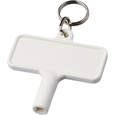Logo trade promotional gift photo of: Largo plastic radiator key with keychain