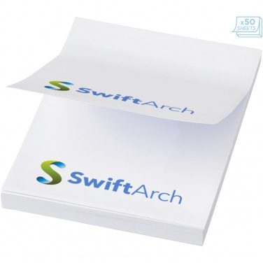 Logo trade business gifts image of: Sticky-Mate® A8 sticky notes 50x75mm