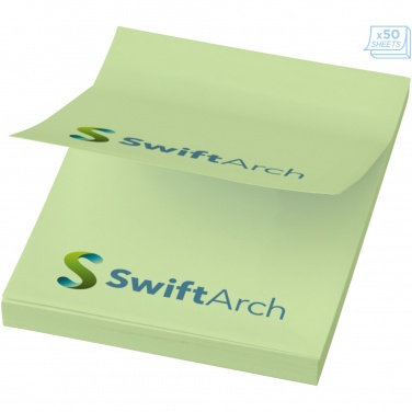 Logo trade business gifts image of: Sticky-Mate® A8 sticky notes 50x75mm