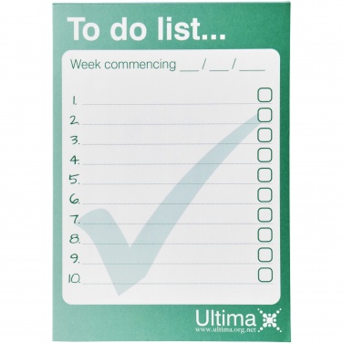 Logo trade promotional items image of: Desk-Mate® A6 notepad