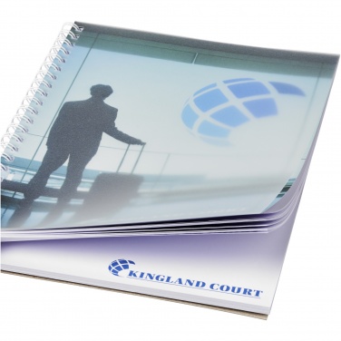 Logo trade promotional merchandise photo of: Desk-Mate® wire-o A5 notebook PP cover