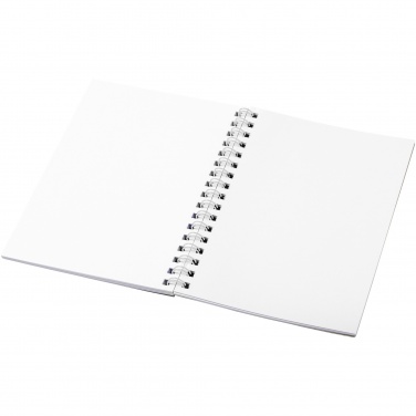 Logo trade promotional gifts picture of: Desk-Mate® spiral A6 notebook PP cover