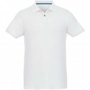 Logo trade business gifts image of: Beryl short sleeve men's organic recycled polo