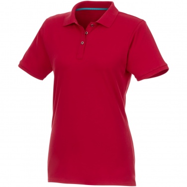 Logo trade promotional gift photo of: Beryl short sleeve women's organic recycled polo