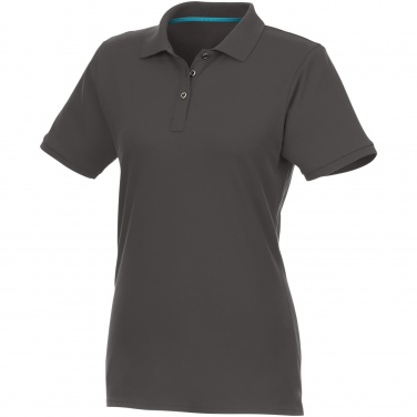 Logo trade promotional giveaways image of: Beryl short sleeve women's organic recycled polo