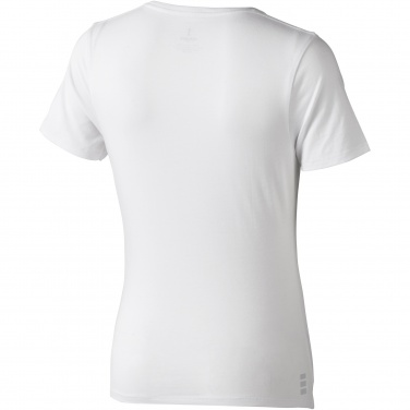 Logo trade promotional giveaways picture of: Kawartha short sleeve women's organic V-neck t-shirt