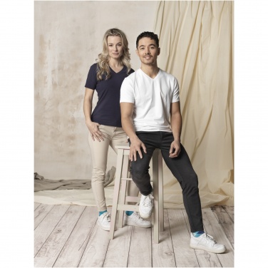 Logotrade promotional product image of: Kawartha short sleeve women's organic V-neck t-shirt