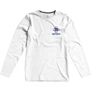 Logo trade promotional gifts picture of: Ponoka long sleeve men's organic t-shirt