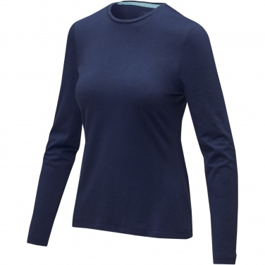 Logo trade corporate gifts picture of: Ponoka long sleeve women's organic t-shirt