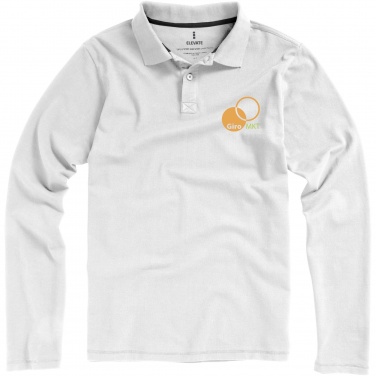Logo trade promotional products picture of: Oakville long sleeve men's polo